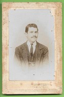 Delcampe - Setúbal - REAL PHOTO Cartonada - Fotografia Cabecinha - Homem - Homme - Man - Portugal - Setúbal