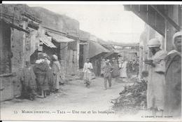 Delcampe - MAROC ORIENTAL : TAZA - Une Rue Et Les Boutiques - Taza