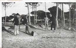 Delcampe - Les Sports - Le Golf Club à Cannes - Départ Trou N° 9 - Carte Non Circulée - Golf