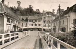 CPSM Dentelée - ALBY-sur-CHERAN (74 ) - Aspect Des Hôtels Au Quartier Du Pont Neuf En 1953 - Alby-sur-Cheran