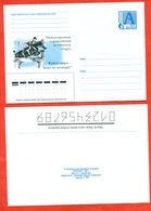 Belarus 2001.International Competitions In Equestrian Sport. Jumping.The Envelope With Printed Stamp. - Jumping