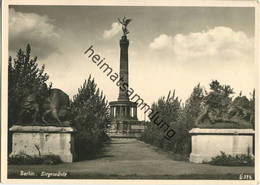 Berlin - Siegessäule - Foto-AK Grossformat 50er Jahre - Verlag Lissner Berlin - Tiergarten