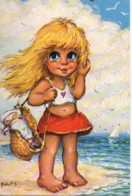 Delcampe - Illustrateur Michel THOMAS  GAMINS Par Michel Thomas  A La Plage - Thomas