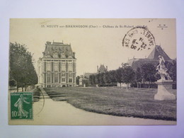 NEUVY-sur-BARANGEON  (Cher)  :  Château De SAINT-HUBERT  (Côté Est)   1924   XXX - Otros & Sin Clasificación