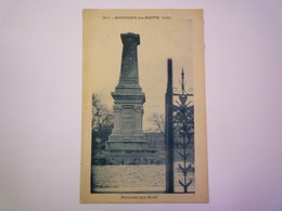 MONTIGNY-les-MONTS  (Aube)  :  Monument Aux Morts   1932   XXX - Other & Unclassified