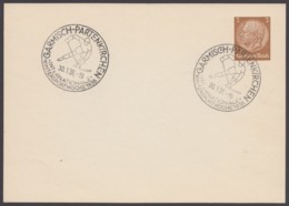 PP 122 A 1, Sst. "Garmisch-Partenkirchen, Wintersport", 30.1.38 - Private Postal Stationery