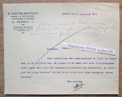 Handel In Meststoffen, Veevoeders & Granen, H. Hoet-Blanckaert, Beerst (Diksmuide) 1941 - 1900 – 1949