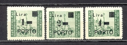 ITALY, YUGOSLAVIA - P 8-10 Type IA, Complete MNH Series / 2 Scans - Autres & Non Classés