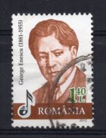 Romania - 2012 - 1.40l George Enescu - Used - Used Stamps
