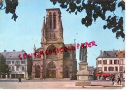 57 - PHALSBOURG - EGLISE ET MONUMENT DU MARECHAL G. MOUTON COMTE DE LOBAU -BOUCHERIE CHARCUTERIE  - MOSELLE - Phalsbourg