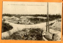 Lip265,La Grande Guerre,ses Ruines,Emplacement De La Ferme Du Choléra,édit. Thuillier Epernay, Circul 1921 Cachet Troyes - Guerre 1914-18