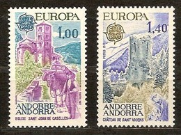 Cept 1977 Andorre Français Andorra Yvertnr. 261-262 *** MNH Cote 22 Euro - 1977