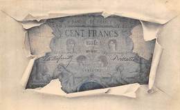 Thème  Timbre Et Monnaie Représentation:   Billet Banque  De 100 Francs. 20.04.97      (voir Scan) - Timbres (représentations)