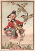 Figurina, Chromo, Victorian Trade Card. Lefèvre-Utile. Romanet. Monsieur De Crac. Il Barone Di Munchausen - Lu