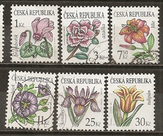 Tchequie Czech Republic 200- Fleurs Flowers Obl - Oblitérés