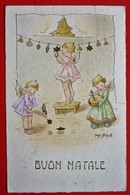 MERRY CHRITMAS - BUON NATALE , ITALIAN EDITION - SIGNED SCHOFF - Autres & Non Classés