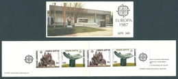 Greece 1987 Europa Cept Booklet 2 Sets 2-side Perforation MNH - Carnets