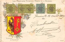 Thème  Représentation De Timbres:     Suisse   (voir Scan) - Postzegels (afbeeldingen)