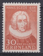 GROENLAND 1958: 'Hans Edege'  Neuf ** - Unused Stamps