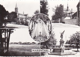 AK Marienthal - Bas-Rhin - Carte Multi-vues - Basilique Carmel Notre-Dame Des Douleurs Fontaine Saint-Michel (39045) - Brumath