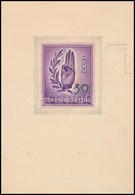 1933 Légrády Sándor Jamboree Bélyegterv '30' Aláírás Nélkül (55 X 65 Mm) - Andere & Zonder Classificatie