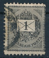 O 1889 1kr 11 1/2 Fogazással, Jobb Oldalon Rövid Fogakkal, De így Is Kivételesen Ritka Darab! (35.000++) - Other & Unclassified