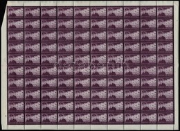 ** 1943 Repülő Alap V. Teljes ív, Az ív 11. Bélyegén Az Első Repülőből Függőleges Csík Nyúlik Ki (11.100) - Andere & Zonder Classificatie