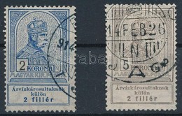 O 1913 Árvíz 2K, 5K (14.000) - Sonstige & Ohne Zuordnung