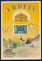 1940 Erdély Szép Grafikai Lap KOLOZSVÁR VISSZATÉRT Bélyegzéssel - Other & Unclassified