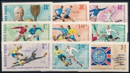 ** 1966 Ladarúgó VB (II.) - Anglia Vágott Sor (4.000) (ujjlenyomatok, Törések, 1,40Ft Körömnyom) - Andere & Zonder Classificatie