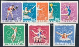 ** 1970 Magyar Olimpiai Bizottság Vágott Sor (3.500) - Other & Unclassified