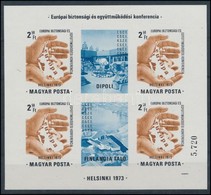 ** 1973 Helsinki Vágott Blokk (25.000) - Andere & Zonder Classificatie