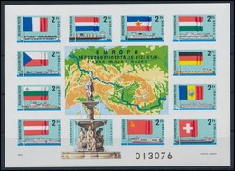 ** 1977 Európa Transzkontinentális Vízi útja Vágott Blokk (25.000) - Andere & Zonder Classificatie