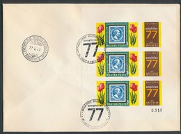 1977 Amphilex Vágott Kisív FDC-n (4.000) - Sonstige & Ohne Zuordnung