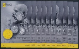 ** 2016 10 Db Ferenc József 1848-1916 Emlékív (15.000) - Sonstige & Ohne Zuordnung