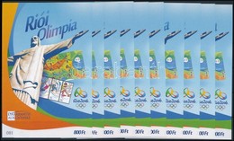 ** 2016 10 Db Riói Olimpia Emlékív (15.000) - Sonstige & Ohne Zuordnung