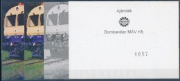 ** 2002/18 50 éve Gyárt Vasúti Kocsikat A Dunakeszi Járműjavító üzem 4 Db-os Emlékív Garnitúra Azonos Sorszámmal, Ajándé - Andere & Zonder Classificatie