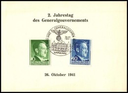 Német II. Világháborús Megszállás Generalgouvernement 1941 - Andere & Zonder Classificatie