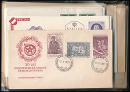 30 Db Zömmel Európai FDC - Autres & Non Classés