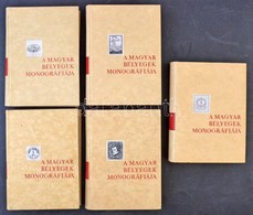 Magyar Bélyegek Monográfiája 5 Kötet I. + III.-VI. Kötetek - Andere & Zonder Classificatie