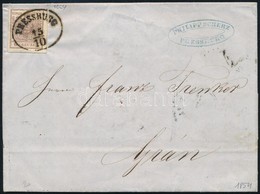 1854 6kr Levélen 'PRESSBURG' - Gran - Sonstige & Ohne Zuordnung