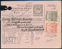 1919 Postautalvány Magyar Posta Bérmentesítéssel - Andere & Zonder Classificatie