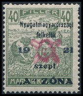 ** Nyugat-Magyarország II. 1921 Arató 40f Garancia Nélkül (80.000) - Other & Unclassified