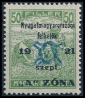 ** Nyugat-Magyarország II. 1921 Arató 50f Garancia Nélkül (18.000) - Sonstige & Ohne Zuordnung