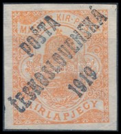 (*) Posta Ceskoslovenska 1919 Hírlapbélyeg VI-os Vízjellel (**150.000) - Sonstige & Ohne Zuordnung