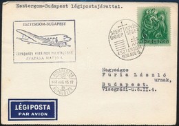 1938 Légiposta Küldemény Esztergom-Budapest - Andere & Zonder Classificatie