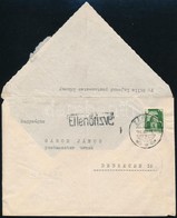 1945 (1. Díjszabás) Távolsági Levél Hadvezérek 1P Bérmentesítéssel 'ZÁHONY' - Derbrecen Kifordított Boríték, Ellenőrizve - Andere & Zonder Classificatie