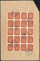 1946 (21. Díjszabás) Távolsági Levél Milpengő 20 X 20.000mP Bérmentesítéssel 'IREGSZEMCSE' - Budapest. A Bélyegzőn A Kor - Andere & Zonder Classificatie