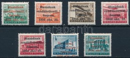 ** 1956 Soproni Felülnyomás, 7 értékes Sor Szép Minőségben (12.000) - Sonstige & Ohne Zuordnung