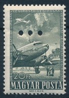 ** 1957 Az 1950. Repülő (V.) Záróértéke Hármaslyukasztással - Other & Unclassified